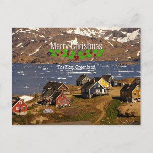 Tasiilaq, Groenland - Kerstgroeten Briefkaart