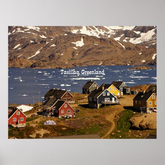 Tasiilaq, Groenland Poster (Voorkant)