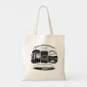 Tasje '25th Anniversary/NOOIT VERGETEN' Tote Bag (Achterkant)