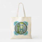 Tasje Alien Golf Tote Bag (Achterkant)