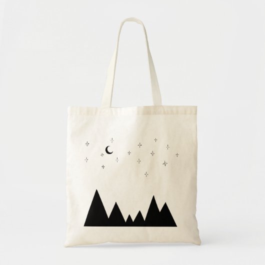 Tasje 'Bergen en sterren' Tote Bag (Voorkant)
