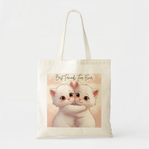 Tasje 'Best Friends For Ever' - Twee Knuffelende V