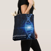 Tasje 'Bewustzijn herschrijft genetische code' Tote Bag (Dichtbij)