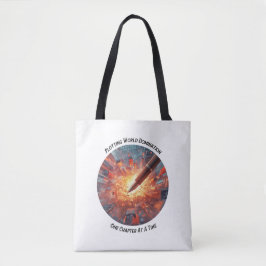 Tasje 'Eén hoofdstuk tegelijk' Tote Bag