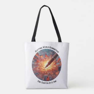 Tasje 'Eén hoofdstuk tegelijk' Tote Bag