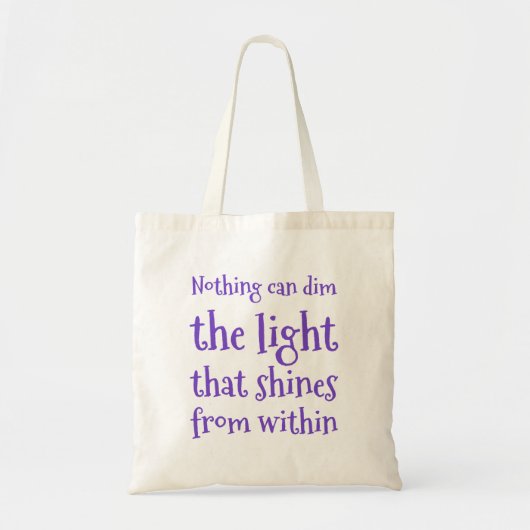 Tasje 'Het Licht Binnen' Tote Bag (Voorkant)
