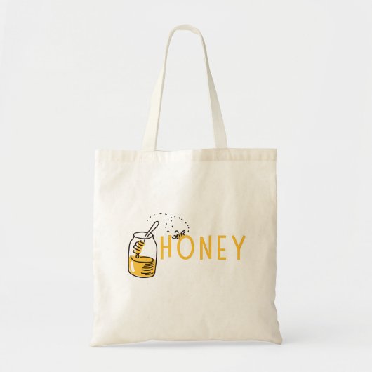 Tasje 'Honey' Tote Bag (Voorkant)