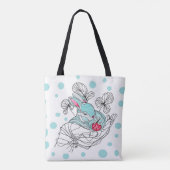 Tasje Konijn in Hand Tote Bag (Achterkant)