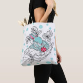 Tasje Konijn in Hand Tote Bag (Dichtbij)