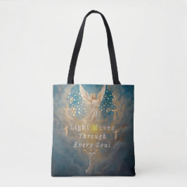 Tasje 'Licht Beweegt Door Elke Ziel' – Celestia Tote Bag