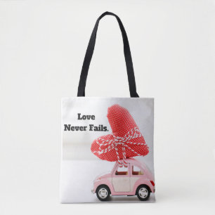 Tasje 'Liefde Faalt Nooit' Tote Bag