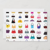 TASJE LIEFHEBBERS - Tas thema uitnodigingen (Achterkant)