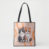 Tasje met aangepaste afbeelding – Gepersonaliseerd Tote Bag (Voorkant)