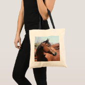 Tasje met afbeelding van een vospaard tote bag (Voorkant (product))