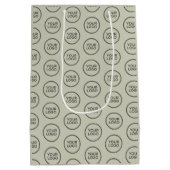 Tasje met eigen logo als cadeau | Gepersonaliseerd (Achterkant)