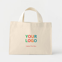 Tasje met eigen logo en naam als cadeau in stijlvo mini tote bag