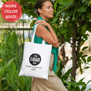 Tasje met eigen logo en tekst Gepersonaliseerd b Tote Bag