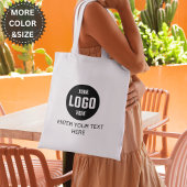 Tasje met eigen logo en tekst | Gepersonaliseerd b Tote Bag