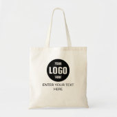 Tasje met eigen logo en tekst | Gepersonaliseerd b Tote Bag (Voorkant)