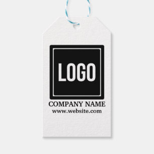 Tasje met eigen logo/tekst cadeaulabel