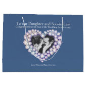 Tasje met foto als cadeau voor 15-jarig kristallen (Achterkant)