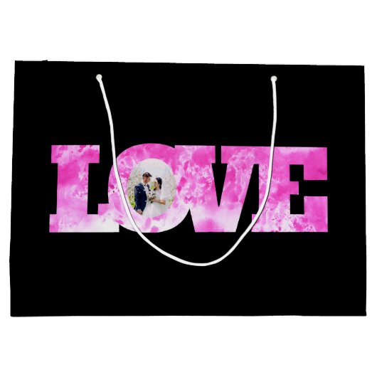 Tasje met foto als cadeau voor de liefde (Achterkant)