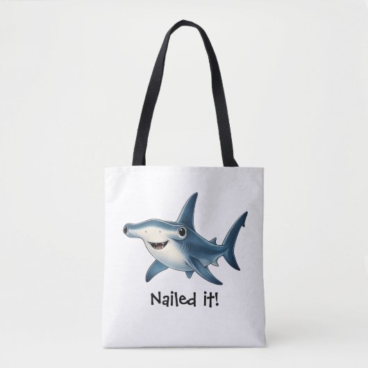 Tasje met hamerhaai tote bag (Voorkant)