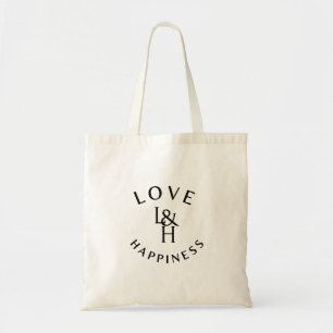 Tasje met inspirerende quote 'Liefde en Geluk' Tote Bag