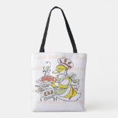 Tasje met 'Liefde gebakken in eend' Tote Bag (Achterkant)