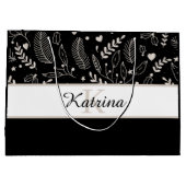 Tasje met monogram als cadeau (Achterkant)