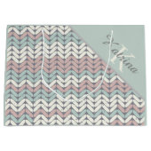 Tasje met monogram als cadeau (Voorkant)