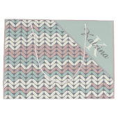 Tasje met monogram als cadeau (Achterkant)