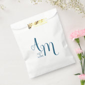 Tasje met monogram voor bruiloftsfeest cadeautjes bedankzakje (Gezegeld)