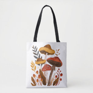 Tasje met Noorse paddenstoelen Tote Bag