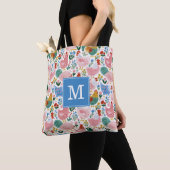 Tasje met speelse kippen tote bag (Dichtbij)