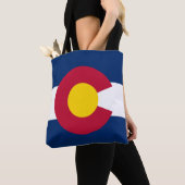 Tasje met vlag van Colorado Tote Bag (Dichtbij)