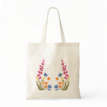 Tasje met wilde bloemen fluistering 