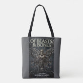 Tasje 'Of Beasts & Bones' Tote Bag (Achterkant)