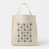 Tasje Toiletpapier Tote Bag (Achterkant)