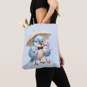 Tasje Vader Vogel Vaderdag Cadeau Tote Bag (Dichtbij)