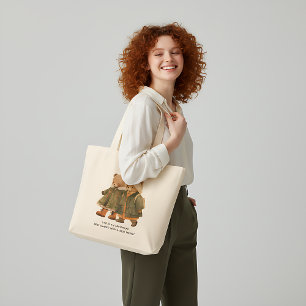 Tasje voor beste vriendin grote tote bag