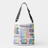 Tasje voor bewustzijn van ADHD en geestelijke gezo Crossbody Tas (Voorkant)