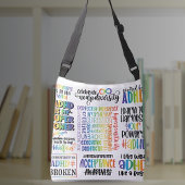 Tasje voor bewustzijn van ADHD en geestelijke gezo Crossbody Tas