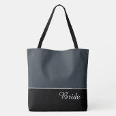 Tasje voor chic bruid tote bag (Achterkant)