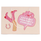 Tasje voor het Laatste Disco Rodeo Bruidsfeest Cad (Voorkant)