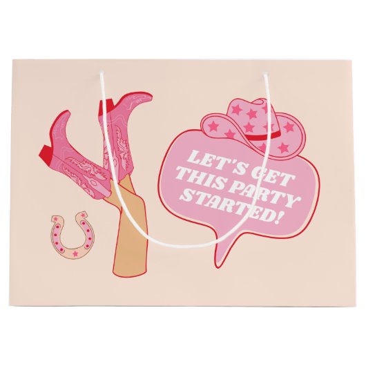 Tasje voor Laatste Disco Rodeo Bachelorette-feestc (Voorkant)