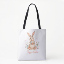 Tasje voor paaseierenjacht voor kinderen Bunny.