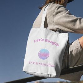 Tasje voor vrijgezellenfeest op de laatste disco m tote bag