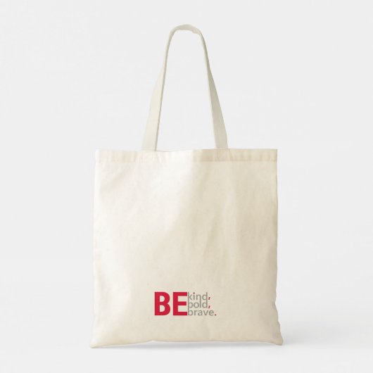 Tasje 'Wees aardig' Tote Bag (Achterkant)