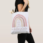 Tasje 'You Make The World A Better Place' Tote Bag (Dichtbij)